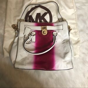 Pink & White MK BAG
